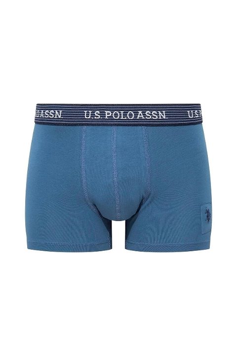 Us. POLO Assn. Pamuklu Yüksek Bel Erkek Boxer U.S. Polo Assn. 80515 - Görsel 3