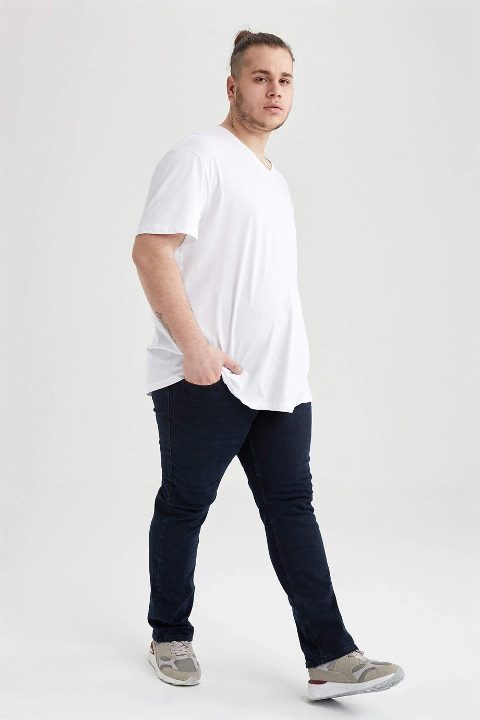 V Yaka Pamuk Penye Süprem Erkek Atlet Arma Yıldız 9160 - 2