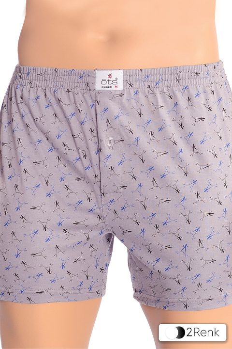 Pamuk Süprem Desenli Erkek Boxer Öts 2651