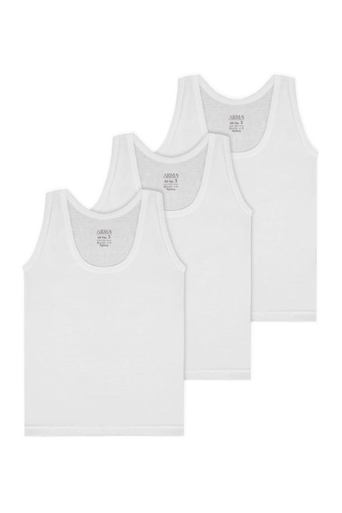 Pamuklu Penye Süprem Erkek Çocuk Atlet Arma Yıldız 5548