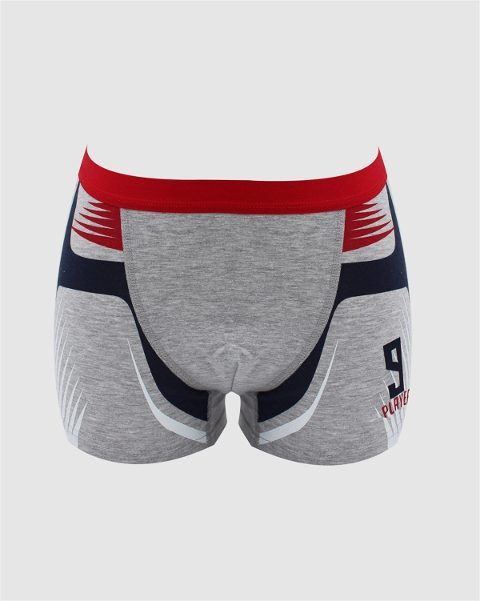 Yüksek Pamuklu Elastan Boxer Erkek Çocuk Öts 7235 - 2