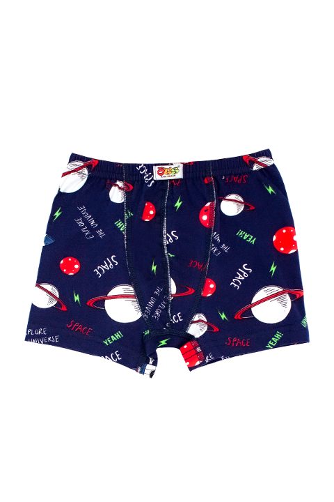Pamuklu Likralı Erkek Çocuk Boxer Öts 7215