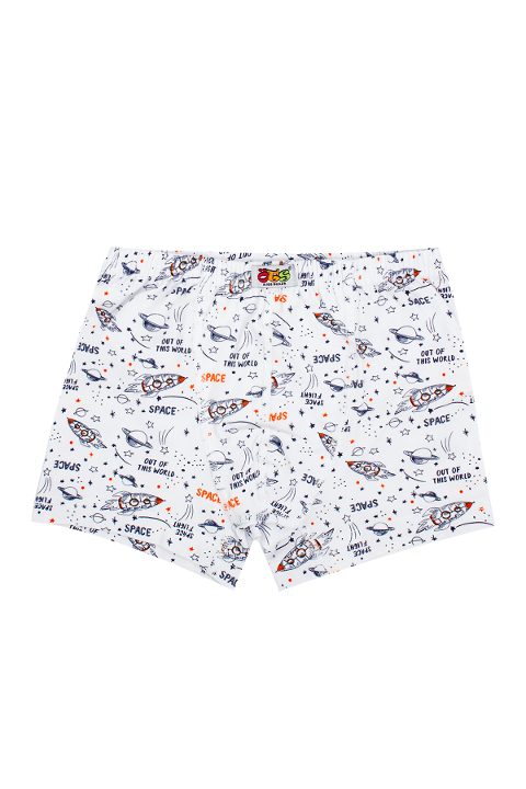 Pamuklu Likralı Erkek Çocuk Boxer Öts 7215 - 2