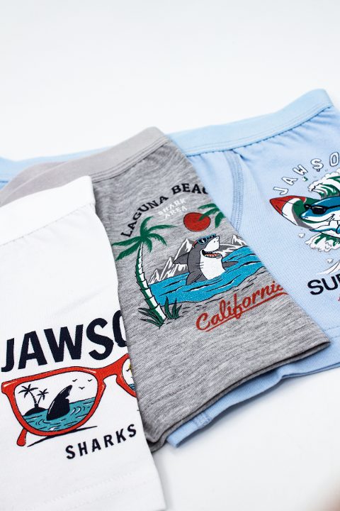 Pamuklu Elastan Erkek Çocuk Boxer  Öts 7392 - 2