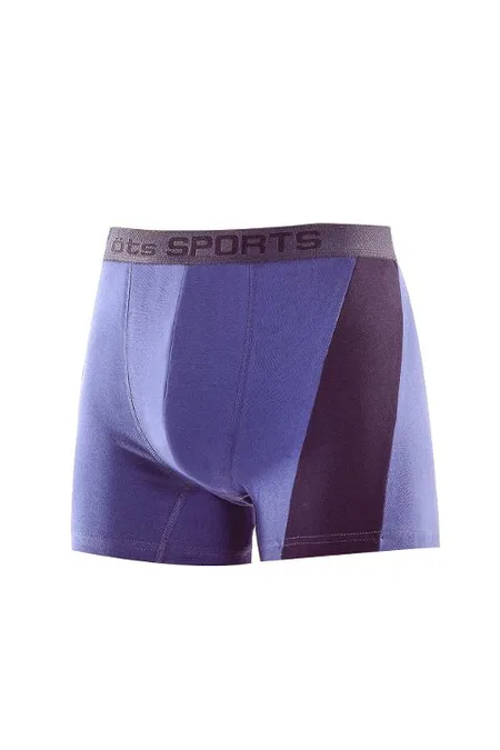 Pamuklu Esnek Boxer 6 Adet Öts 7266 - İndigo