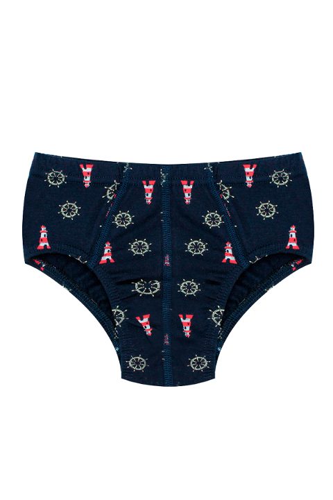 Pamuklu Likralı Erkek Çocuk Külot  Öts 7322 - 2