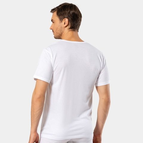 Cacharel Derin V Yaka Modal Pamuklu Erkek Fanila Cacharel 1202 - Görsel 3