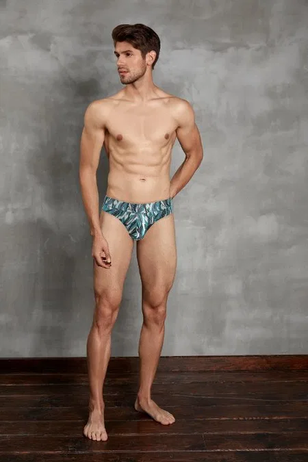 Akuatik Desenli Jockstrap String Doreanse 1024 - Yeşil