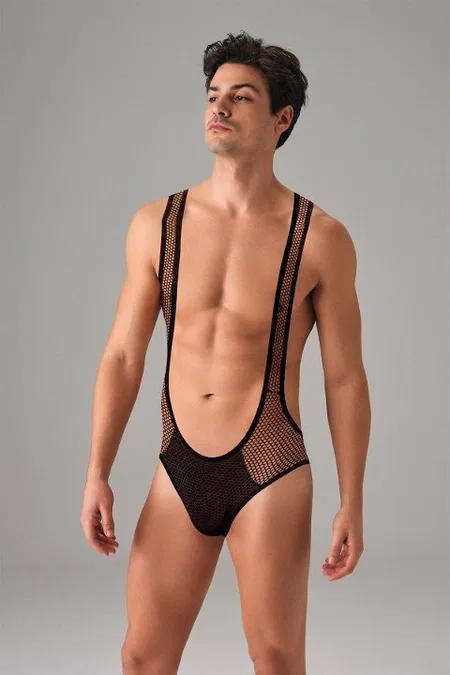 File Kumaş Erkek Jockstrap Body Doreanse 3053 - Siyah