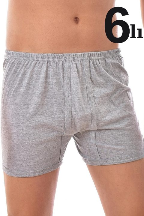 Pamuklu Gri Arjantin Paçalı Boxer Arma Yıldız 1005