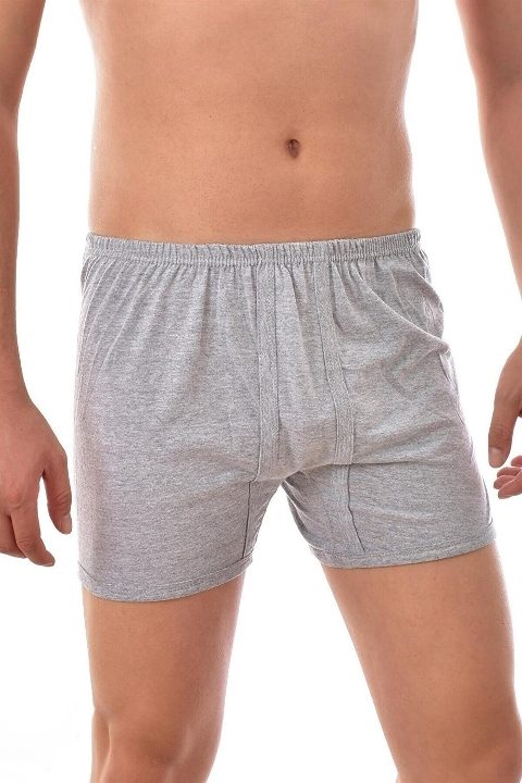 Pamuklu Gri Arjantin Paçalı Boxer Arma Yıldız 1005 - 2
