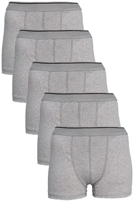 Pamuklu Elastan Gri Boxer Arma Yıldız 1177 - Gri