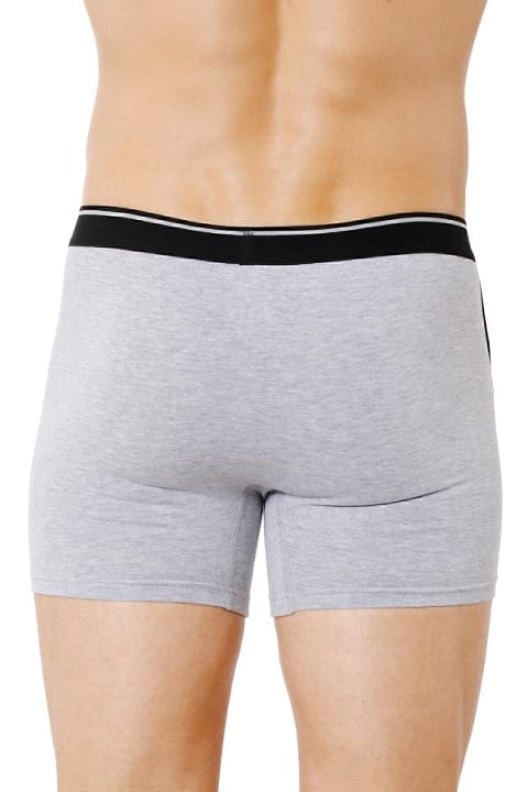 Pamuklu Esnek Bel Grı Boxer Özkan 11314 - 2