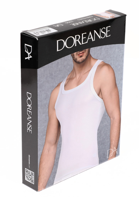 Ribana V-Yaka Pamuk Atlet Doreanse 2206 - Beyaz