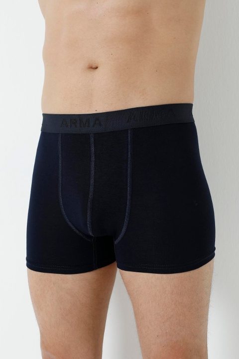 Arma Yıldız Bambu Esnek Bel Lacivert Boxer 3'lü Paket Arma Yıldız 1172 - Görsel 5