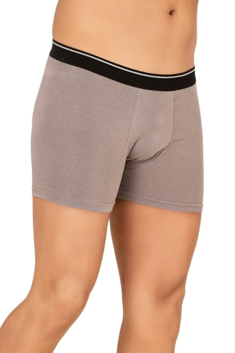 Modal Pamuklu Esnek Bel Boxer Özkan 11256 - Gri
