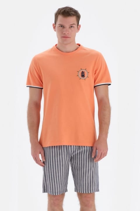 Eros Kısa Kol Pamuklu Pijama Takımı Eros 33042