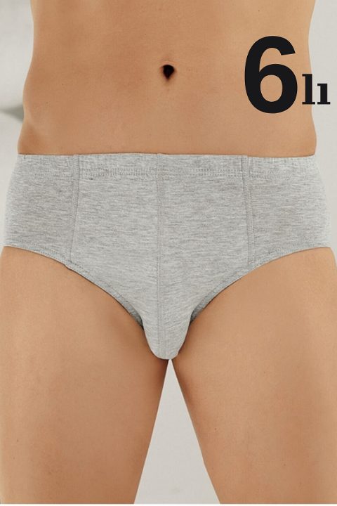 Pamuk Süprem Gri Slip Külot  Arma Yıldız 1117