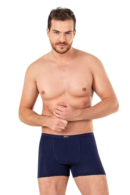 Pamuk/Modal Uzun Paça Boxer Özkan 11897 - Lacivert