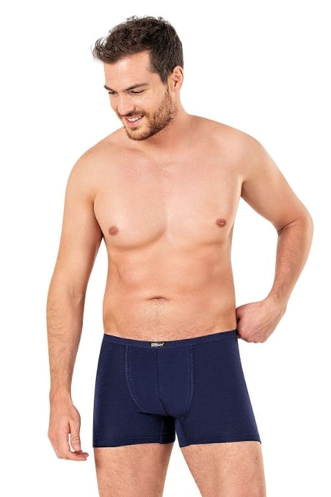 Pamuk/Modal Uzun Paça Boxer Özkan 11897 - Lacivert