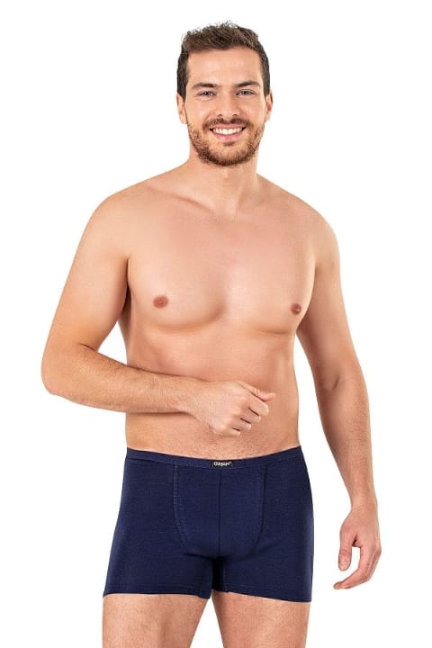 Pamuk/Modal Uzun Paça Boxer Özkan 11897 - Lacivert