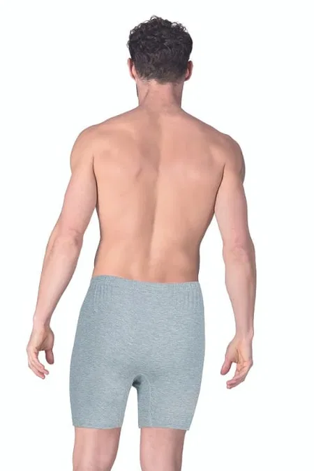 Esnek Bel Lastiği Pamuklu Boxer Külot Özkan 0043 - Gri