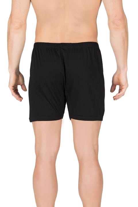 Esnek Bel Lastiği Pamuklu Boxer Külot Özkan 0043 - Siyah