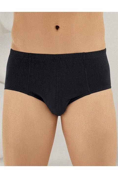 Pamuklu Nefes Alan Kompakt Kesim Slip Arma Yıldız 1117 - Siyah