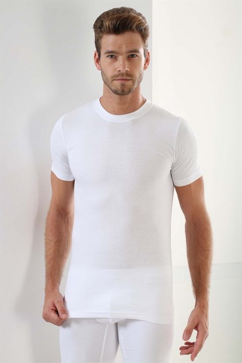 Pamuklu Ribana O Yaka Atlet Arma Yıldız 1004 - Görsel