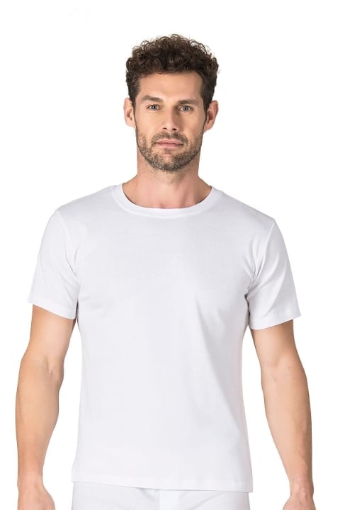 Ribana Esnek Kapalı Yaka Yarım Kol Atlet Özkan 0116