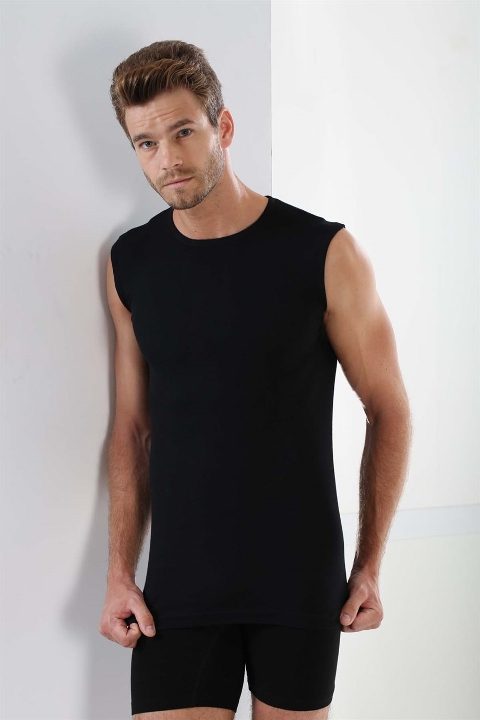 Ribana Kolsuz Siyah Erkek Atlet Arma Yıldız 1110 - 2