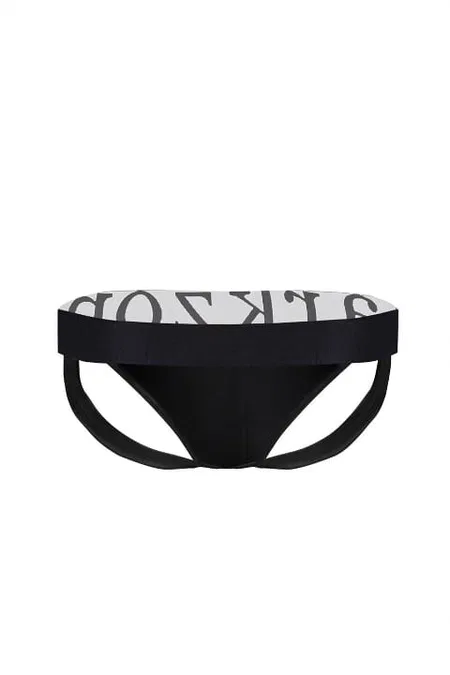 Darkzone Erkek Siyah Deri Jockstrap  Darkzone DZN6791 - Görsel 2