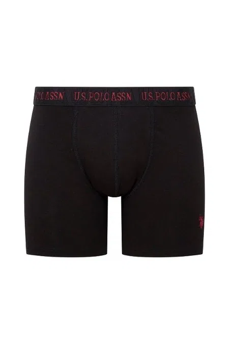 Pamuklu Esnek Bel Lastiği 3'lü Boxer Us. POLO Assn. 80517 - Görsel