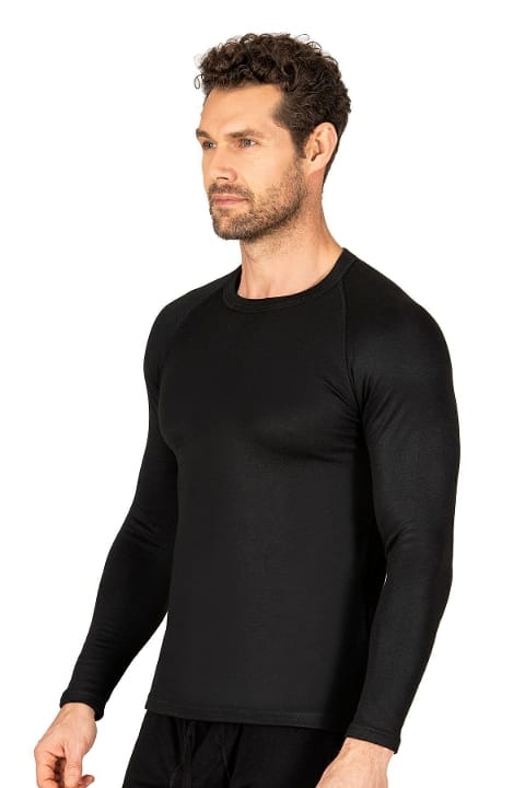 Termal Viskon Uzun Kollu Body Kahverengi Özkan 11317 - Siyah