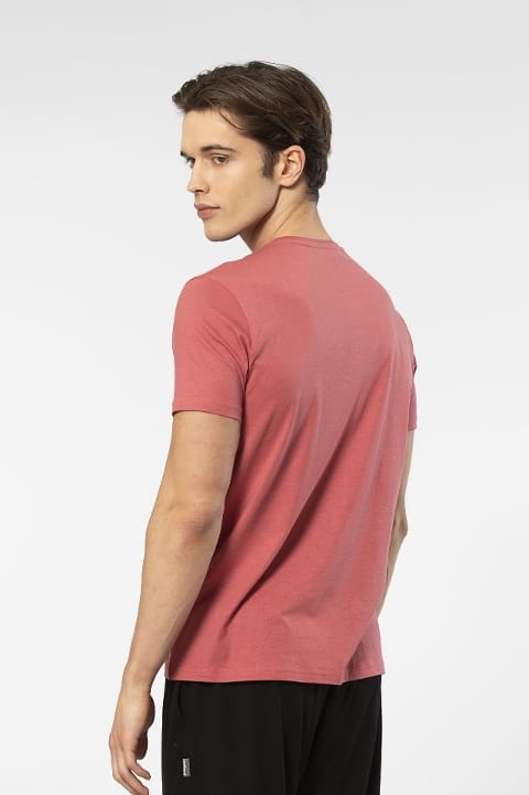 Cacharel V Yaka Kısa Kollu Modal Pamuk T-shirt Cacharel 2170 - Görsel 3