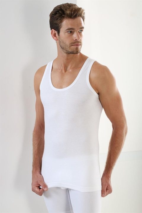 Pamuklu Ribana Erkek Atlet Arma Yıldız 1142 - 2