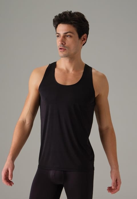 Erkek Polyamid Geniş Askı Spor Atlet Doreanse 2313