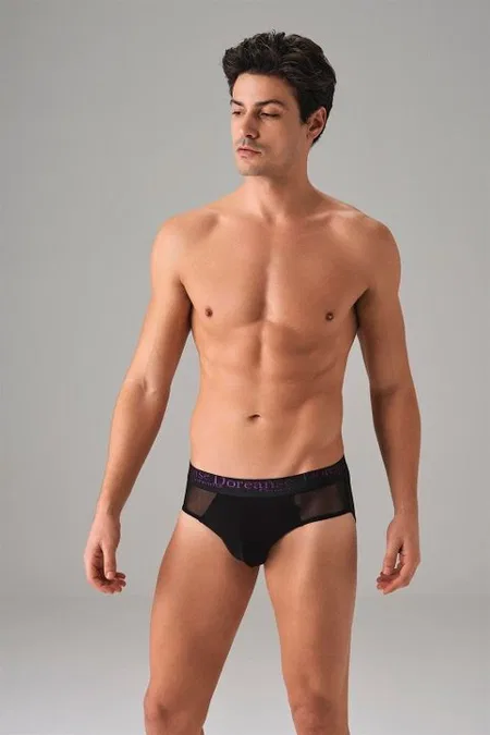 Fantezi Transparan Erkek Slip Somon Doreanse 1201 - Siyah