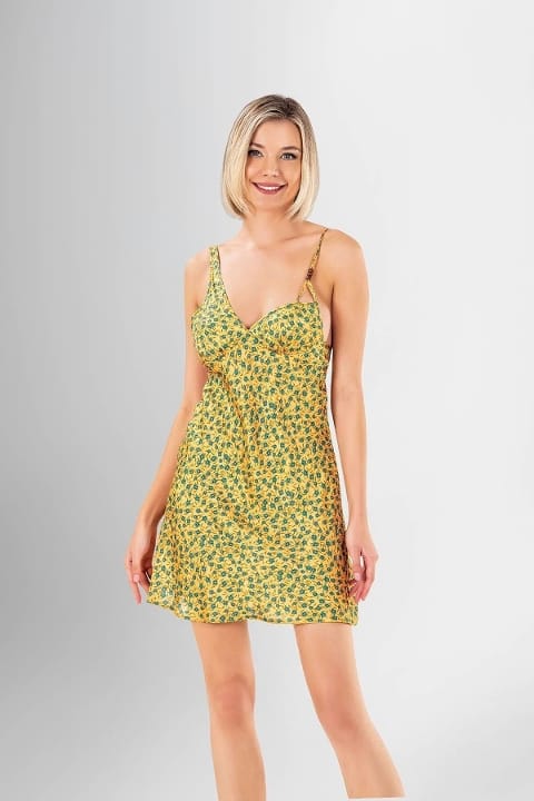 Yumuşak Doku 2Li Kısa Sabahlık Gecelik Takımı Ahu 1943 - 2