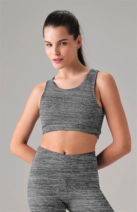 Fileli Dantel Detaylı Sütyen Doreanse 5594 - Gri