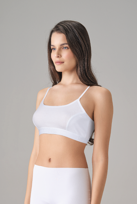 Fitilli İnce Askılı Dantel Spor Sütyen Doreanse 5595