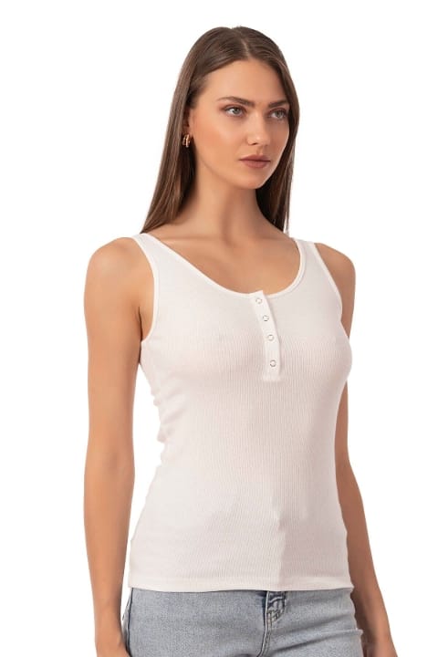 Kalın Askılı Pamuklu Likralı Atlet Özkan 27063 - 2