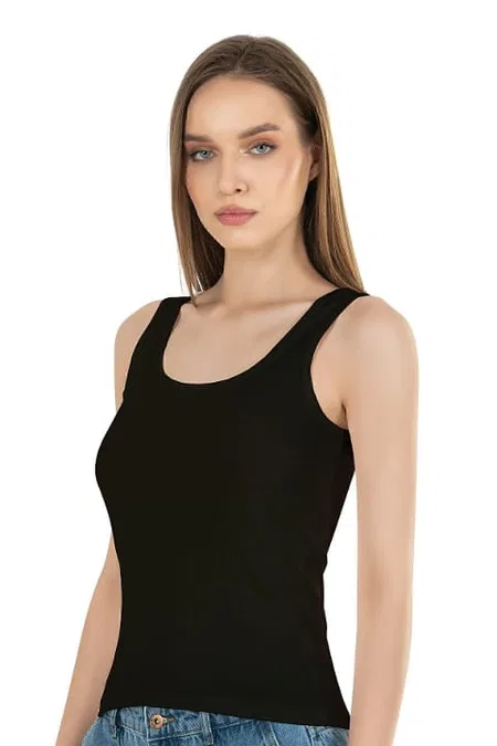 Pamuklu Fitilli Kalın Askılı Kadın Atlet Özkan 26815 - 2