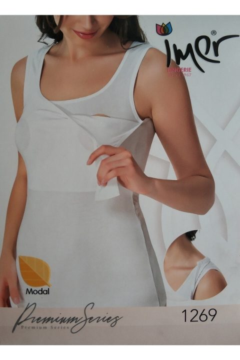 Çift Katmanlı Modal Emzirme Atleti İMER 1269 - 2