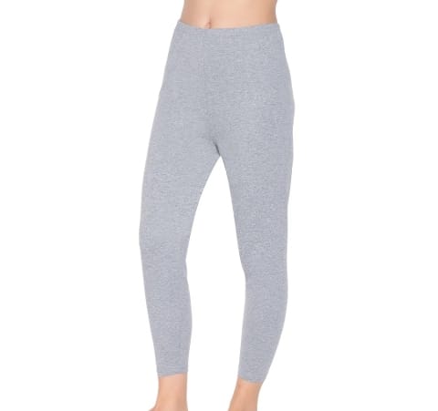 Likralı Yüksek Bel Uzun Tayt Bej Yıldız 3637