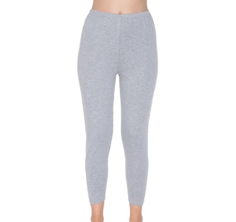 Likralı Yüksek Bel Uzun Tayt Bej Yıldız 3637 - 2