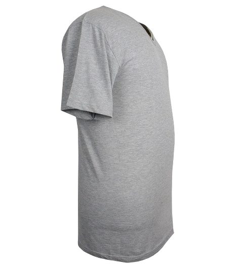 Gri Pamuk Penye Süprem V Yaka Büyük Beden Atlet Arma Yıldız 1160 - 2