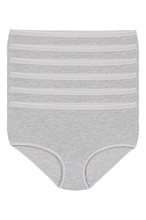 Yüksek Bel Destekli Likralı Bato Külot Yıldız 3749 - Gri