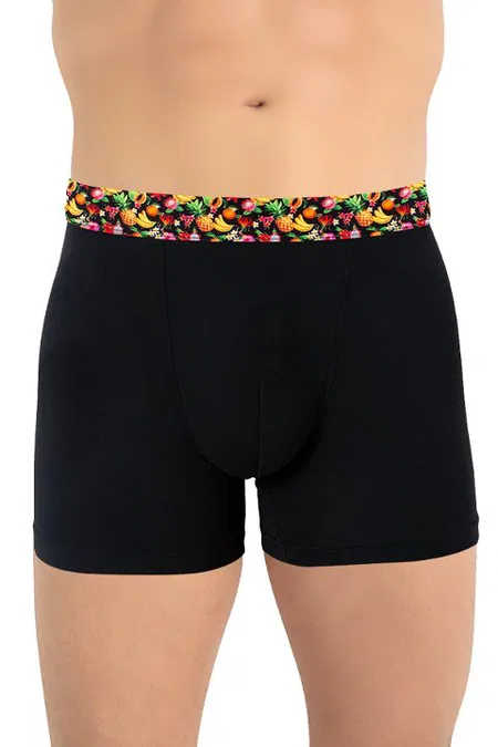 Micro Modal Elastane Erkek Boxer Öts 135003 - Siyah