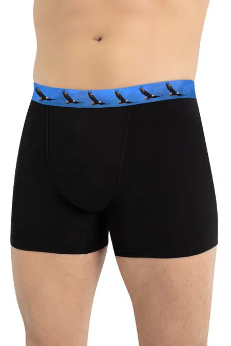 Micro Modal Erkek Boxer ÖTS 135006-2 - Siyah